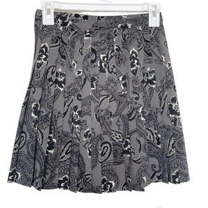 Vintage Compagnie Internationale Express Womens Floral Accordion Skirt Sz 1 Sz 2